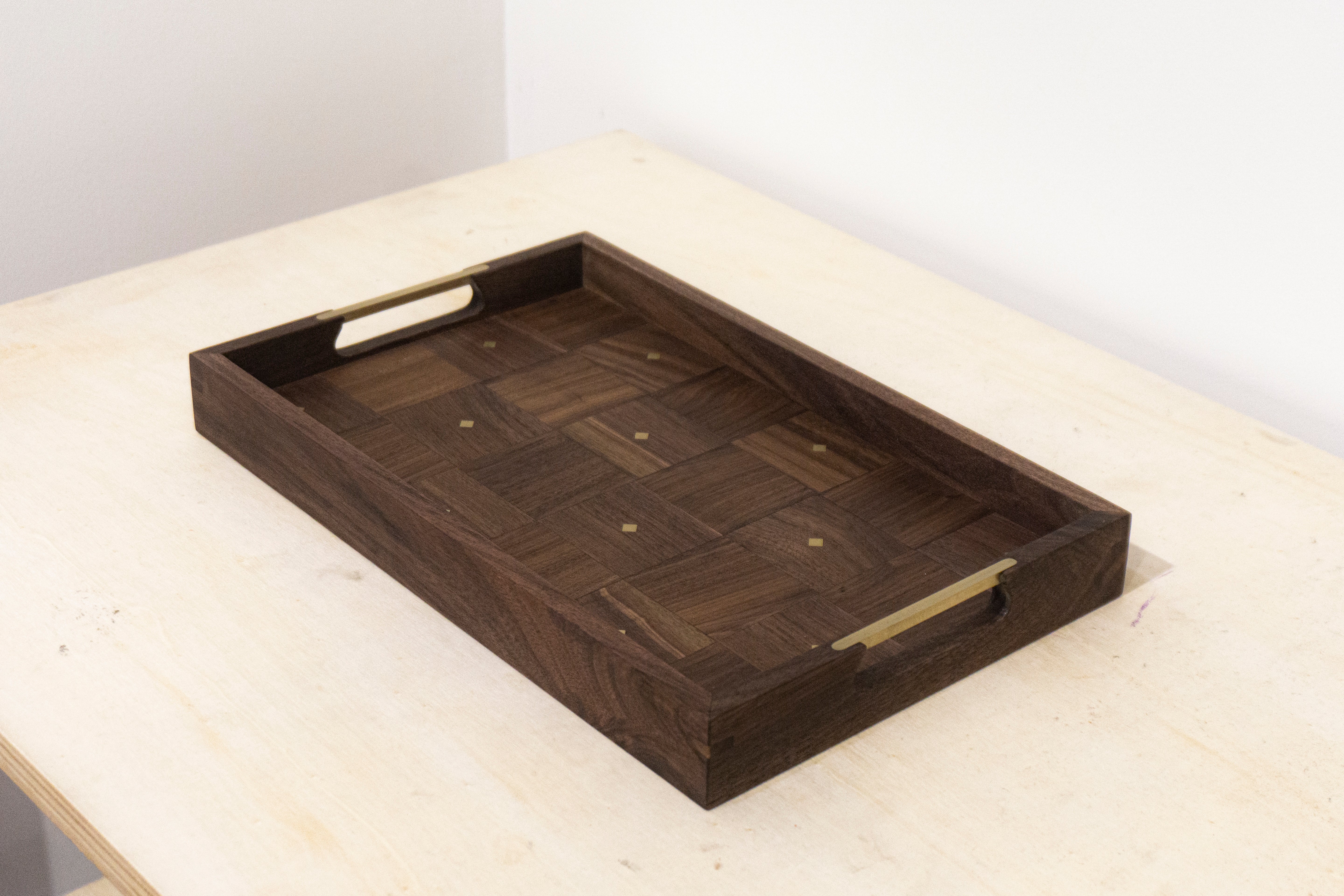 PUZZLE DOT WOOD TRAY
