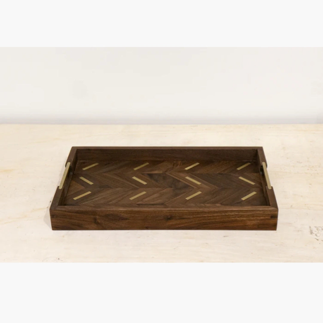 PUZZLE SLASH WOOD TRAY